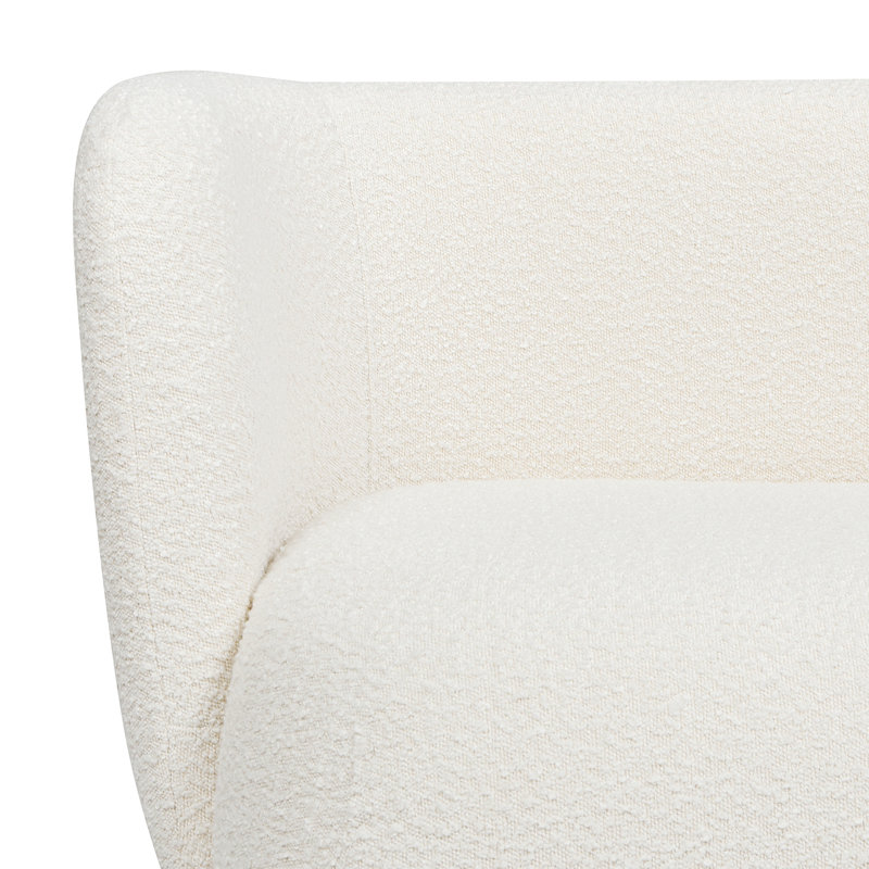 Flâneuse rembourrée, White Boucle