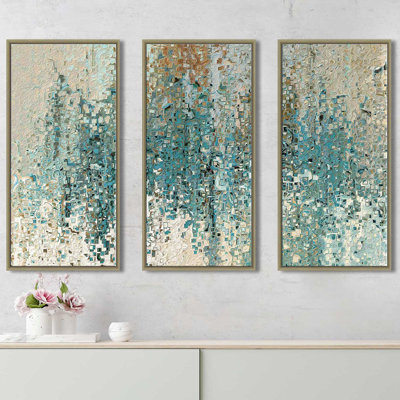 "Perfect Love" par Mark Lawrence, ensemble de 3 reproductions d’art sur toile