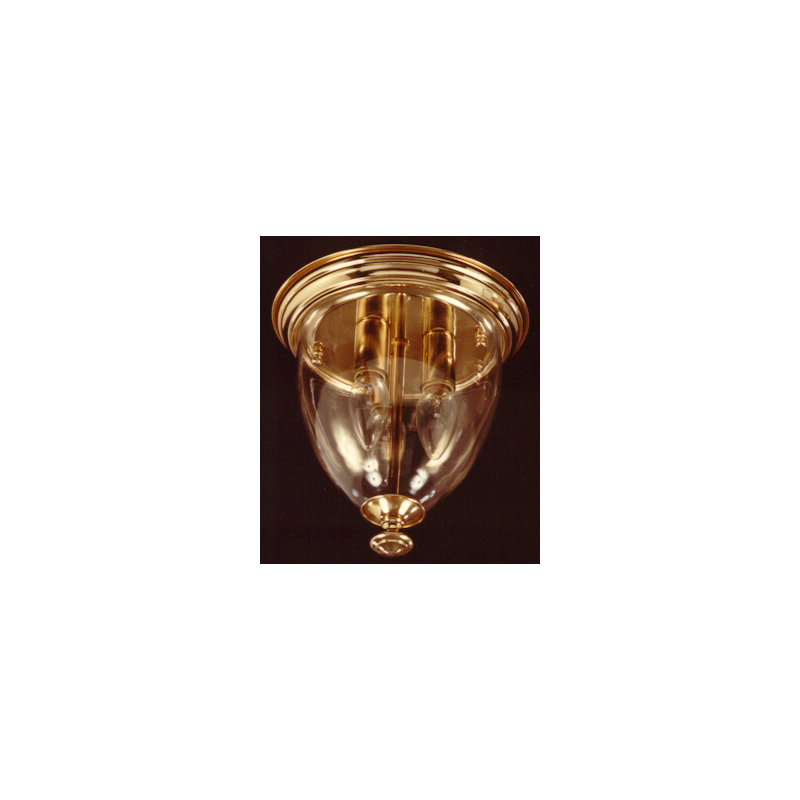Bloomington Glass Flush Mount