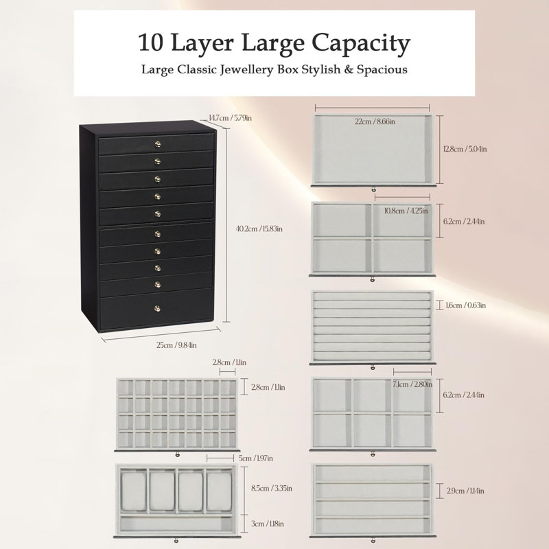 Jewelry Box +, Black