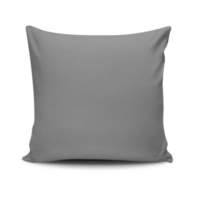 Coussin décoratif, 17,0 x 17,0 pouces, 50% coton / 50% polyester, lavable à la machine, repassable, rembourrage en silicone, fermeture à glissière dissimulée | Coussin décoratif doux et élégant pour le salon, la chambre à coucher et le bureau