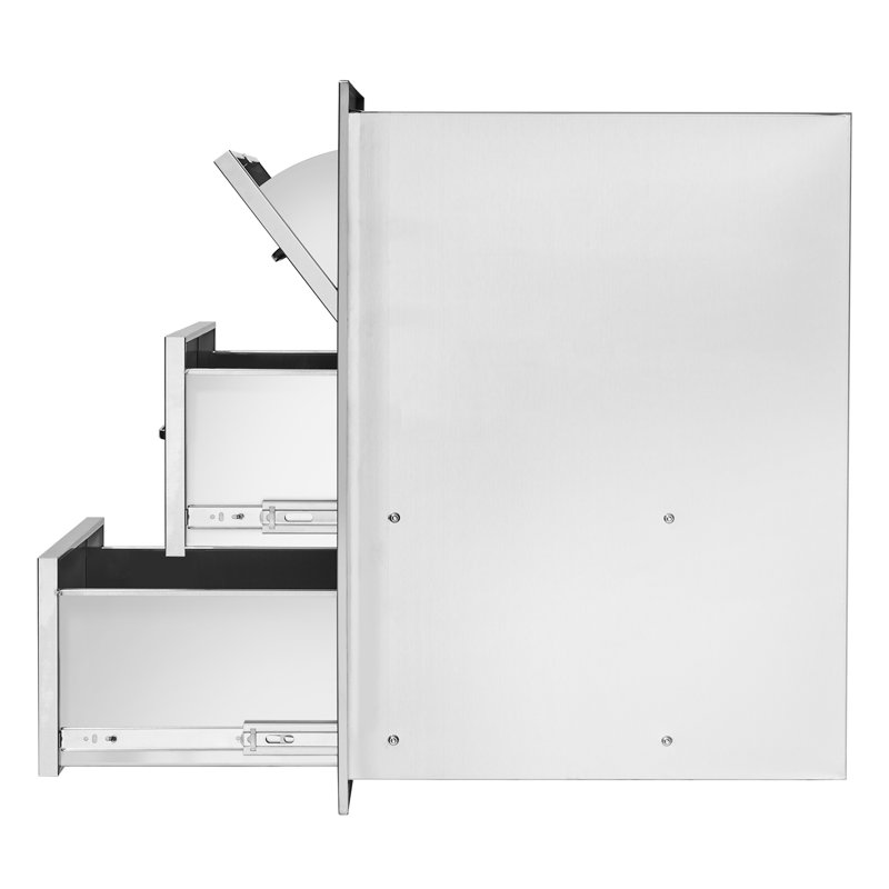 17'' Stainless Steel Drawers