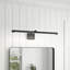 23.82 inch Modern Bathroom Vanity Light Dimmable Over Mirror Black Wall Lighting Fixtures