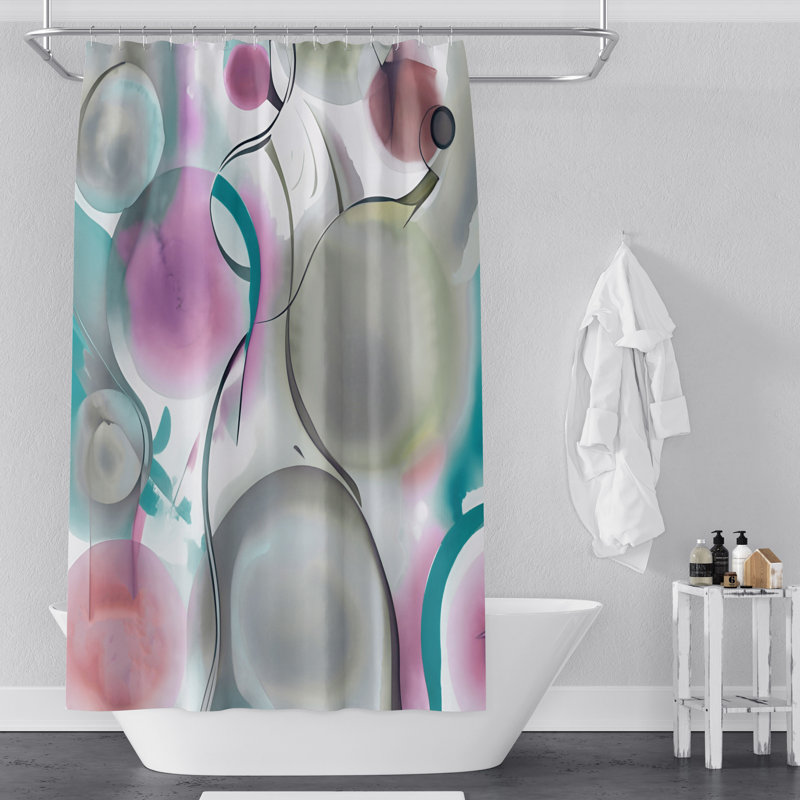 Rideau de douche Coreon, H 72 po x l 70 po