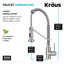 Robinet de cuisine à poignée simple KRAUS Bolden-99355388