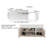 81''-106" Extendable Kitchen Lsland With Doors&Drawers Sintered Top-1862794774-1862794777