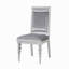 Ensemble de 2 chaises d'appoint rembourrées Platinum