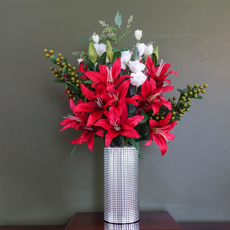 Silk Artificial Arrangement in Vase