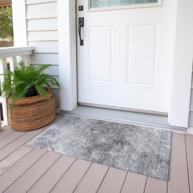 Tapis intérieur / extérieur Fayme, Rectangle 1 pi 8 po x 2 pi 6 po
