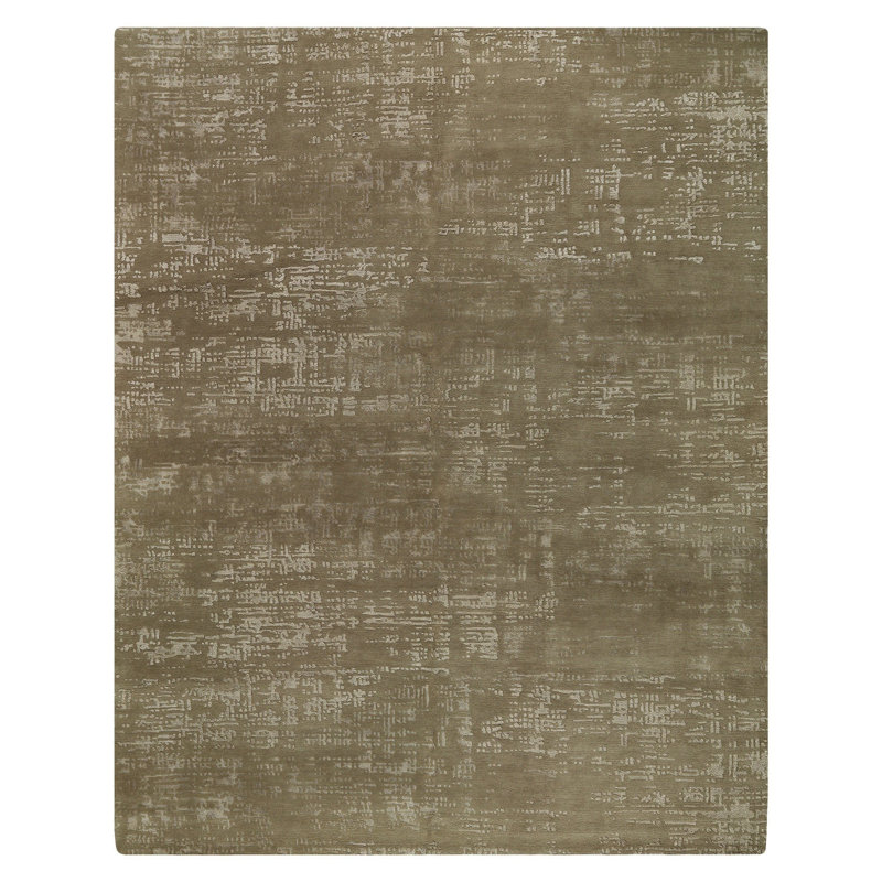 Burlap Area Rug in Neutral/Taupe, Rectangle 9' x 12'