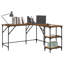 L-Shaped Metal Base Computer Desk-1111815561-1111815565