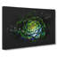 Dark Green Succulent Plant - Wrapped Canvas-56648516