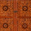 Armoire de rangement pour chaussures sculptée de style thaïlandais