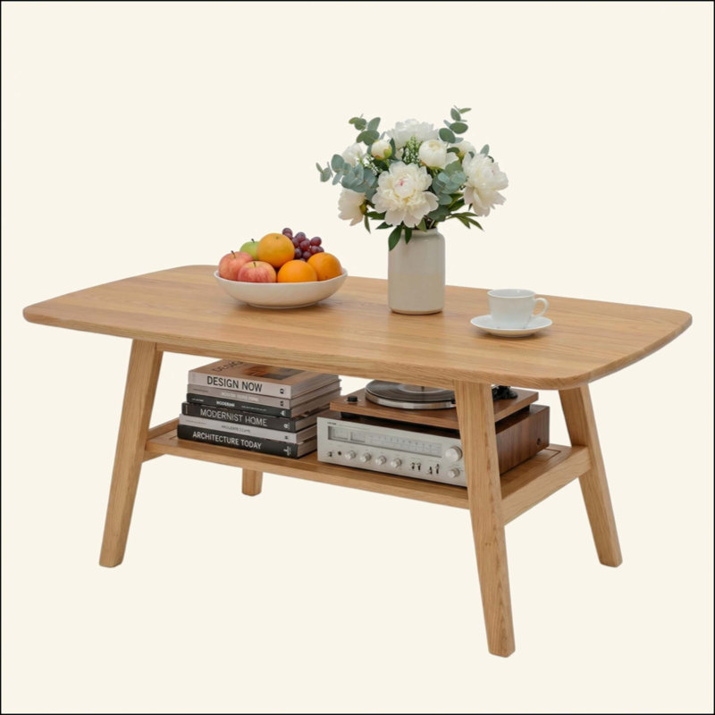 Table basse Mid Century, Wood
