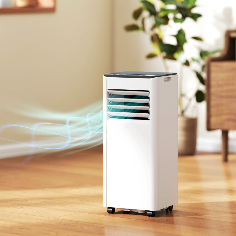 Climatiseur portatif 8 000 BTU, climatiseur avec déshumidificateur et ventilateur, 8 000 BTU