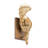 Flow 1-Light Wall Sconce - Left - Baguette/Natural Rattan