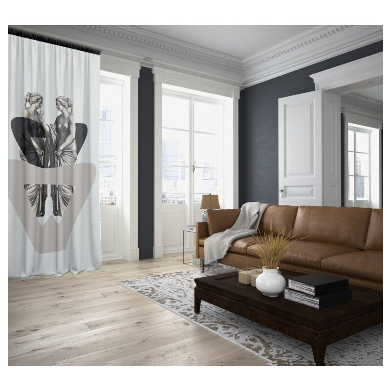 Rupendra Velvet Blackout Slot Top Curtain Pair, 148cm Width x 400cm Drop