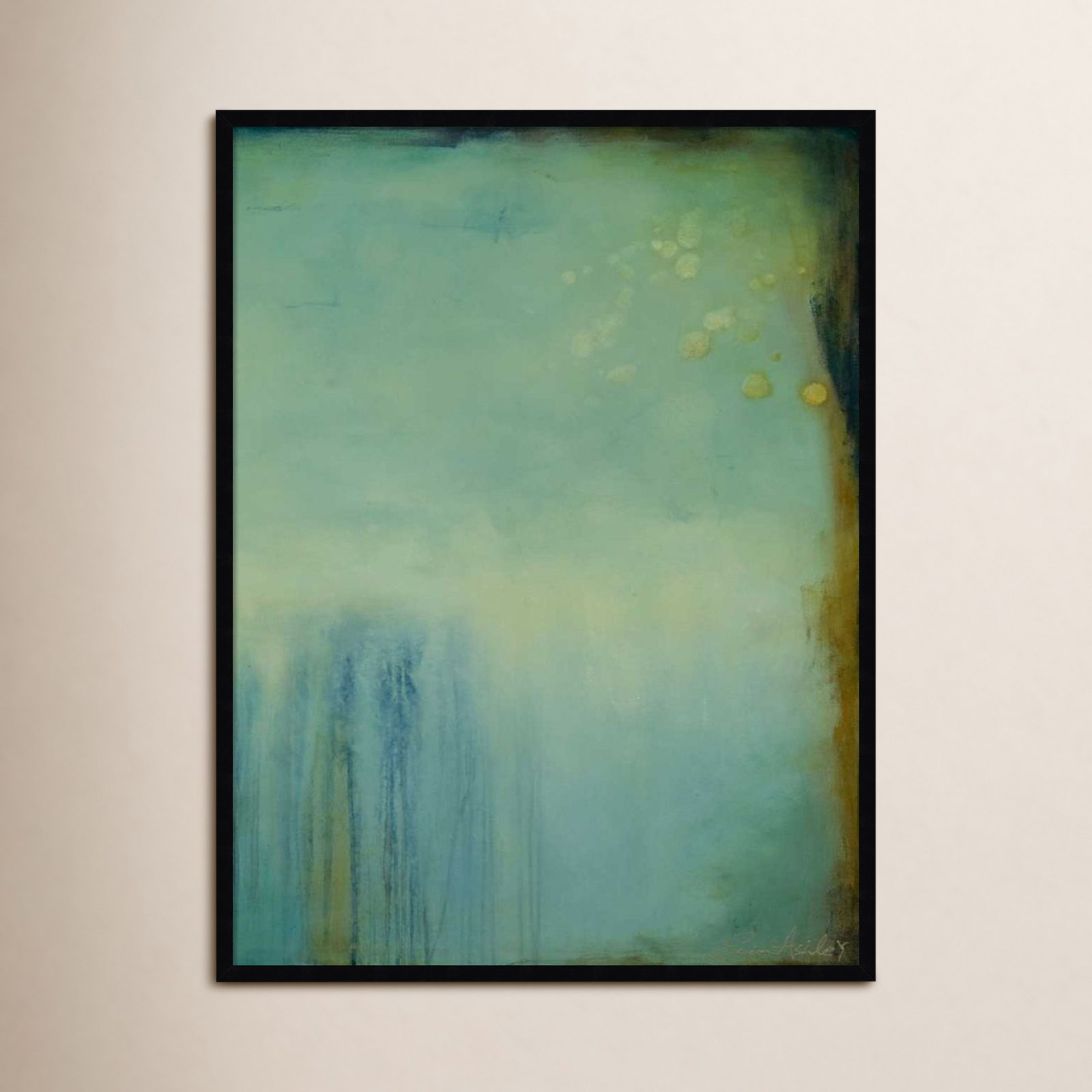 Whispering Souls II Print by Erin Ashley, 41" H x 31" W, Black