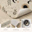 Tapis de cuisine lavables antidérapants Botanical faces