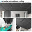 Art3d 2Ft. X 4 pi Carreaux de plafond tombants, revêtements de plafond décoratifs en PVC imperméables, 96 pieds carrés / caisse (paquet de 12)-119402911