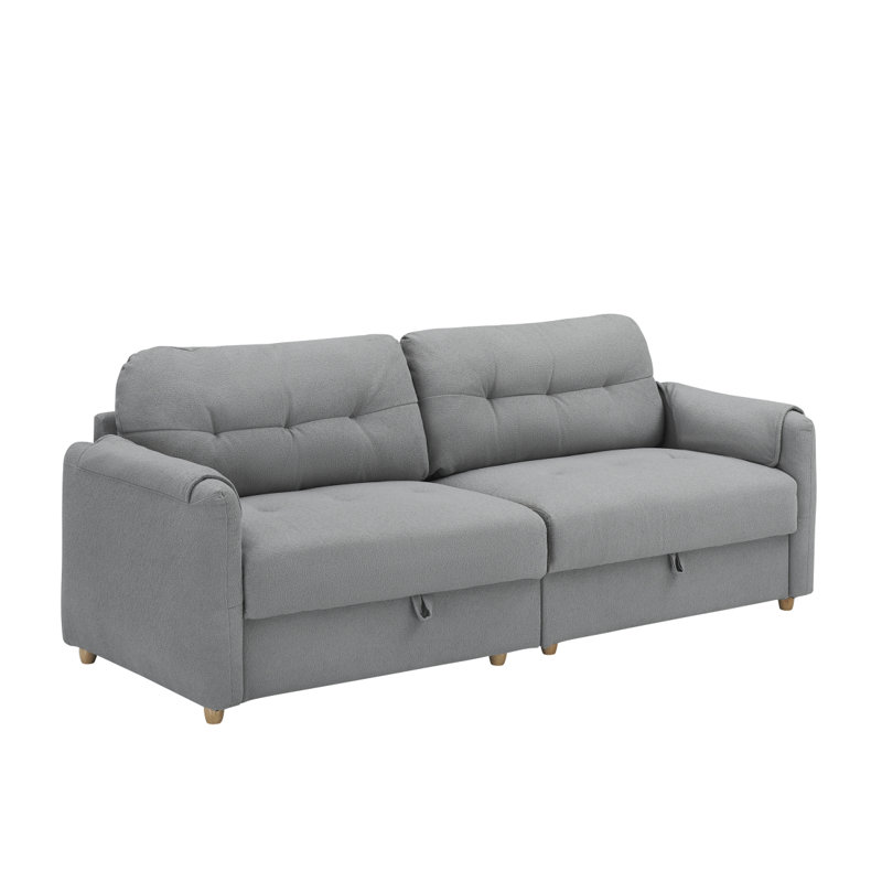 Canapé inclinable polyvalent avec éponge à haute résilience Assemblage facile pour les sièges, Gris clair
