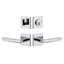 Quadrato Complete Moderno Entry Lever Set with Single Cylinder Deadbolt-1666968419-1666968418