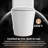 BCANHOME Modern One Piece Toilet With Dual-flush Siphon Jet, 12 Rough In ,Soft-Close Seat & Lid, Minimalist Space-Saving Design