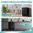 Euhomy 23.5"W 5 Cubic Feet 160 Cans Under-Counter Beverage Refrigerator- Freestanding/Built-In/Under Counter Cooler With Commercial Grade Double Stainless Steel Door