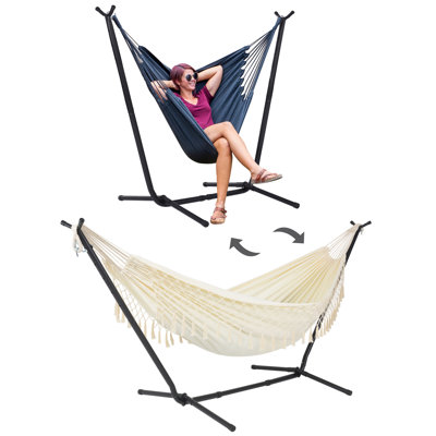 Volkrad 2 Person Classic Hammock with Stand