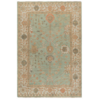Tapis oriental en laine noué à la main Oushak