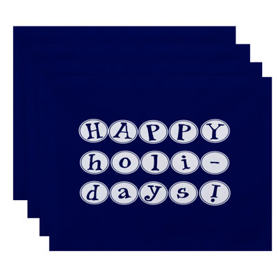 Polyester Abstract Rectangle Placemat