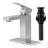 Single-handle Bathroom Faucet with Drain Assembly-101895732