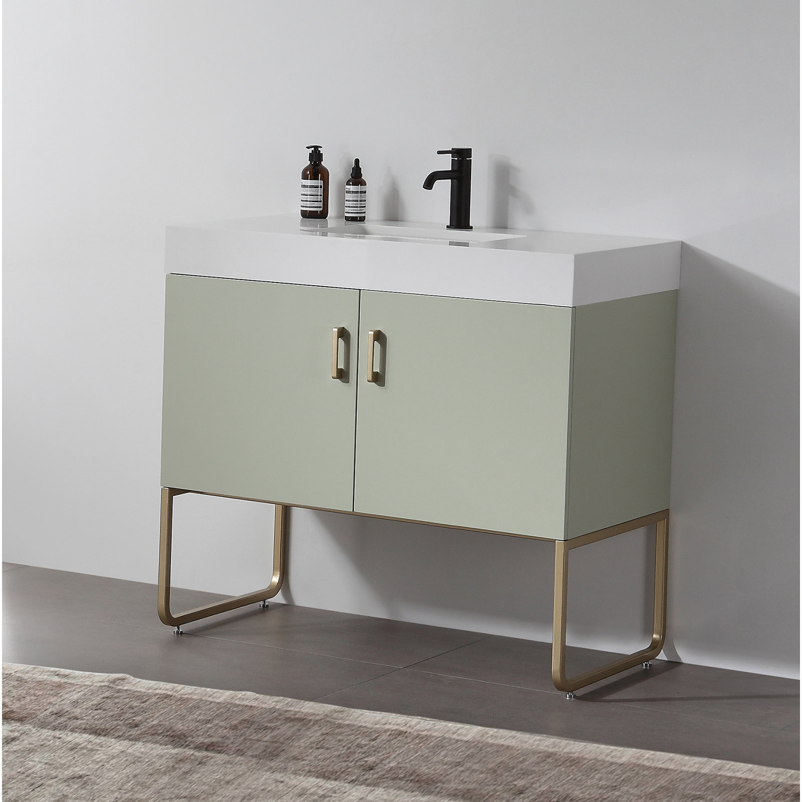 Keena 36" Cedar Single Bathroom Vanity, Pine Mist
