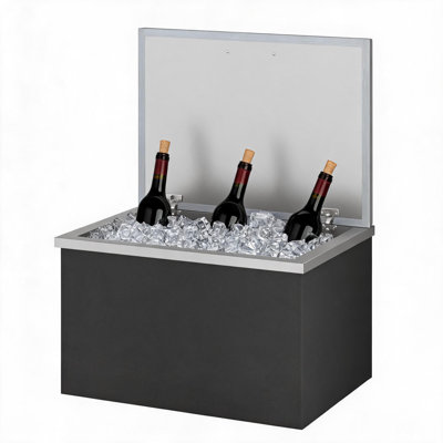 Glacière encastrée de 50 QT, avec couvercle