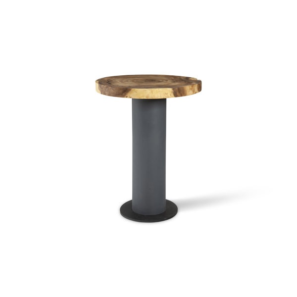 Iron Frame Bar Table, Natural | Laque.Vn