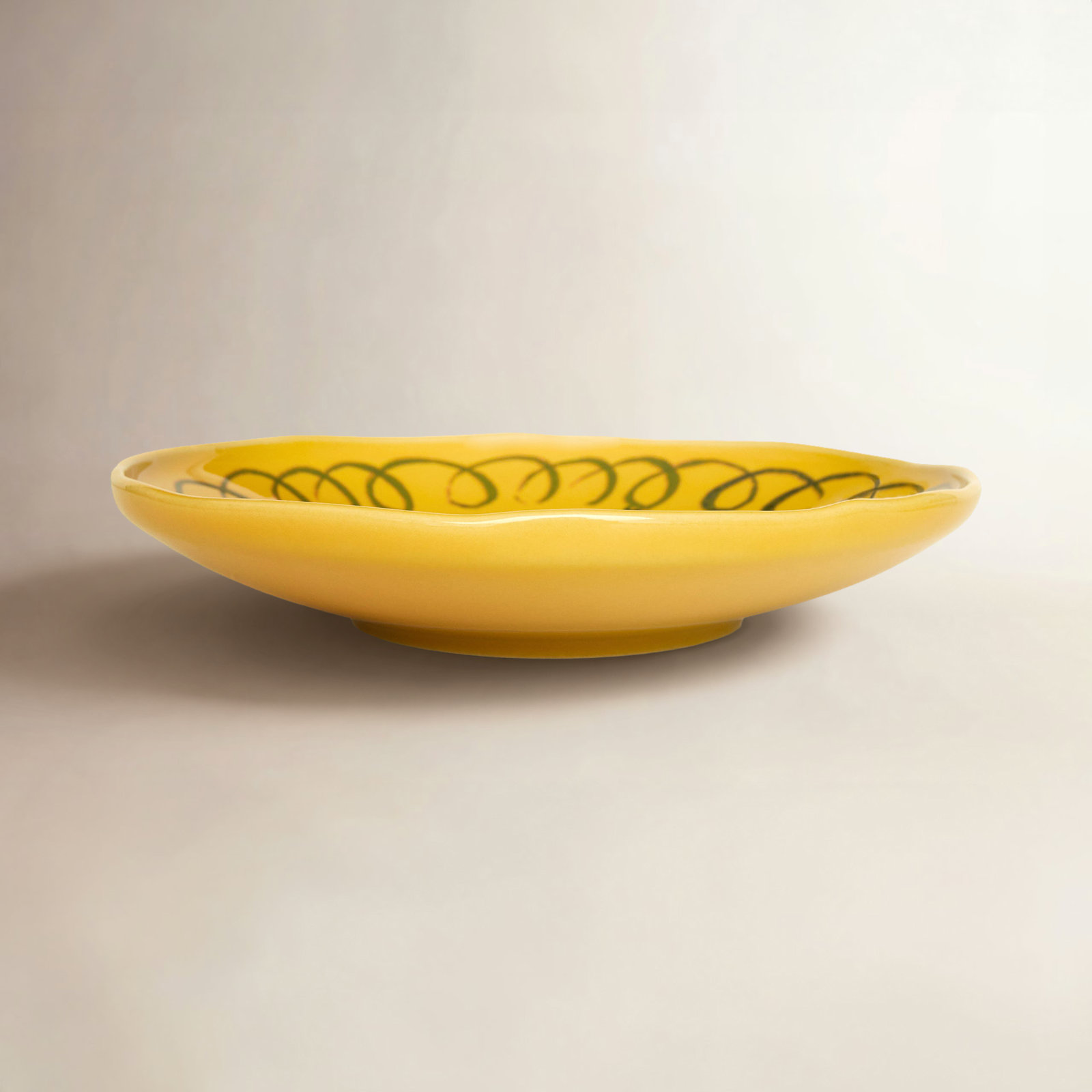 Hartley Dessert Plate, Mustard