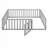 Wood Daybed Frame with Fence-591128208-591128212