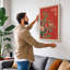 Eastern Blossoms Japandi - Wrapped Canvas-1641965556-1641965561