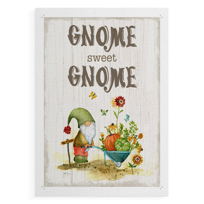 Gnome Home -Canvas Print Only - NOT FRAMED