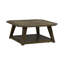 Table basse octogonale avec roulettes Gertraute