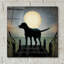 «Moonrise Black Dog» par Ryan Fowler-1604449398