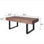 Table basse rustique en bois industriel, table basse en bois 47,2 x 23,5 po x 18 po, table fabriquée à la main