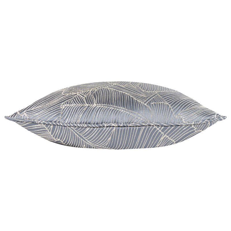 Seeneytown Seymour Geometric Square Throw Cushion, Storm Blue