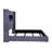 Modern Upholstered Eastern King Flame Visualizer Bed-930637180-930637179