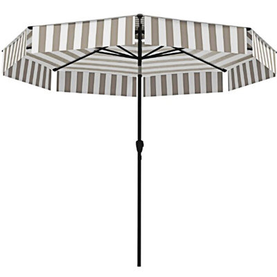 Parasol de marché extérieur avec manivelle