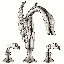Widespread 2-handle Bathroom Faucet
