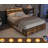 Size Bed Frame With 8 Storage Drawers, LED Headboard With Charging Station, Metal Platform Bed Frame, No Box Spring Needed, Noise-Free, Stable And Solid-1051979006-807161876