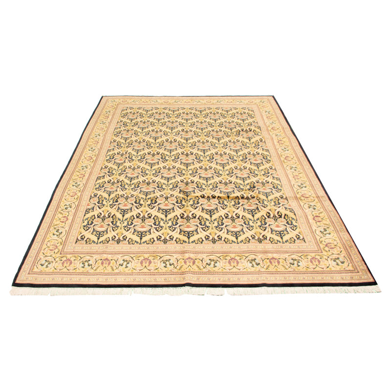 Tapis de la surface en laine 9 pi x 12 pi 3 po one-of-kind à la main-noué la 2010 Lavertue