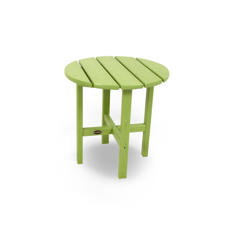 Table d'appoint ronde 18 po POLYWOOD, Limette