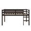 Lit mezzanine en bois avec échelle-727501771